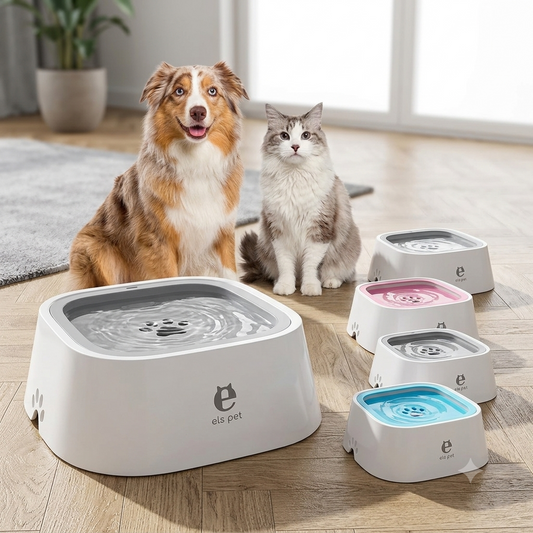 PawPack AquaCalm Bowl - spill-proof slow drinking dog water bowl