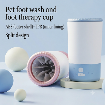 PawPack Electric Paw Cleaner - automatic dog paw washer