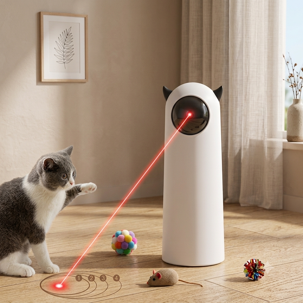 PawPack PurrLaser Pro - automatic cat laser toy